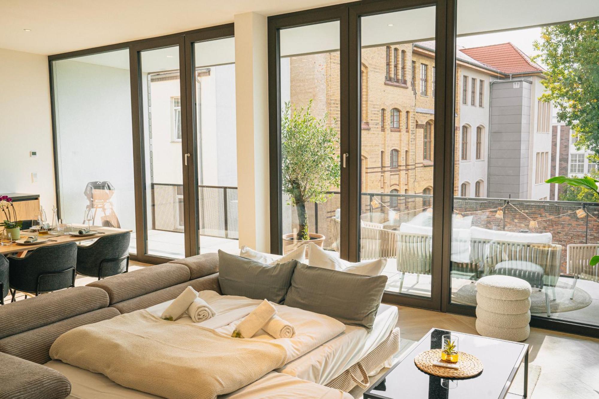 Rr - Penthouse - Luxe 105 Qm - Central - Wifi Magdeburg Eksteriør billede