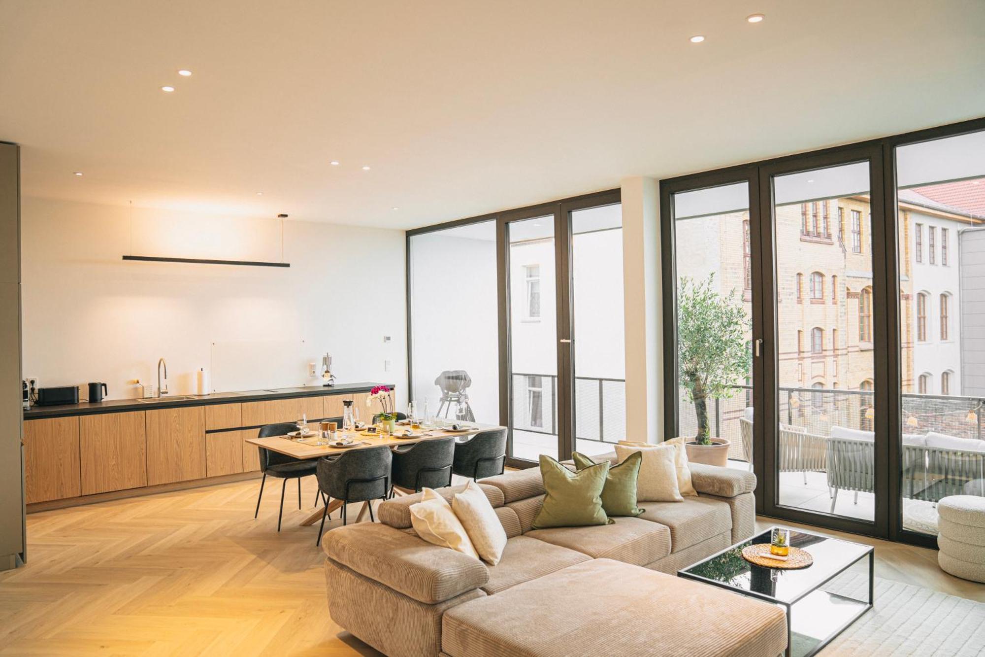 Rr - Penthouse - Luxe 105 Qm - Central - Wifi Magdeburg Eksteriør billede